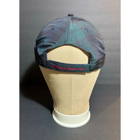 Vice Golf Plaid Hat Green Tartan Adjustable Strapback Cap Embrace Your Vice - Picture 3 of 5